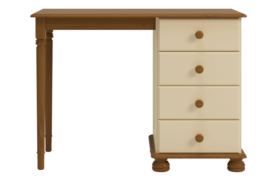 RICHMOND Biurko kremowy/sosna lakierowana bejcowana - zdjęcie 0