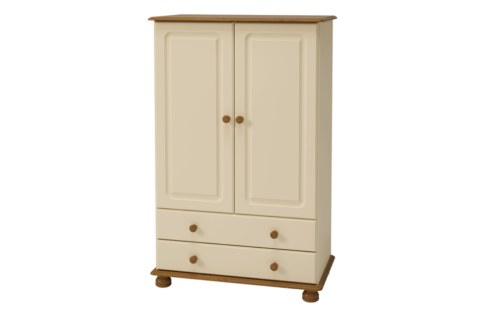 RICHMOND Szafa kremowy/sosna lakierowana bejcowana - zdjęcie 1