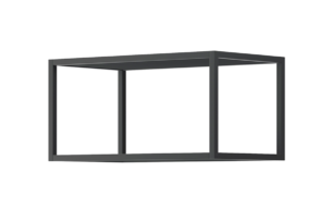 MORIO, https://dev1-mda.konsimo.pl/kolekcja/morio/ Półka wisząca czarny - zdjęcie