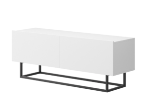 MORIO, https://dev1-mda.konsimo.pl/kolekcja/morio/ Szafka RTV biały - zdjęcie