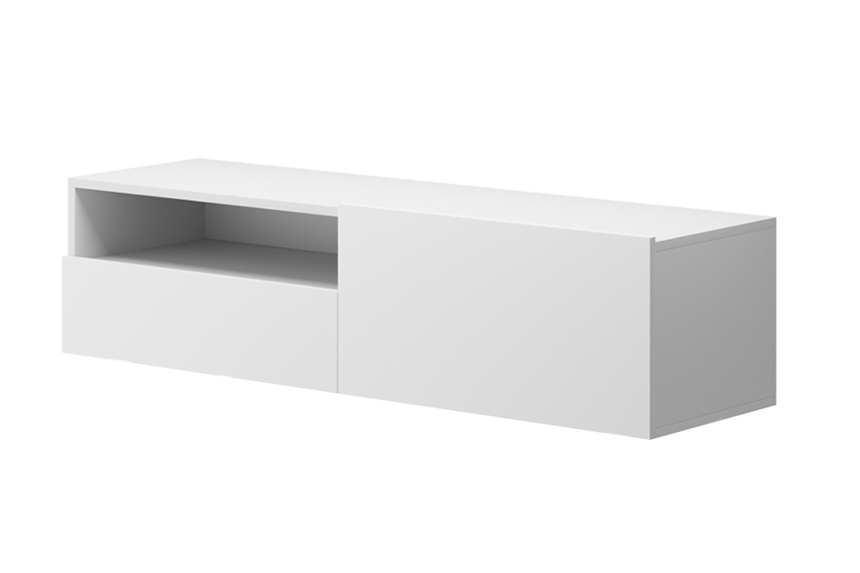 MORIO Wisząca szafka RTV biały - zdjęcie 0