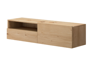 MORIO, https://dev1-mda.konsimo.pl/kolekcja/morio/ Wisząca szafka RTV dąb naturalny - zdjęcie