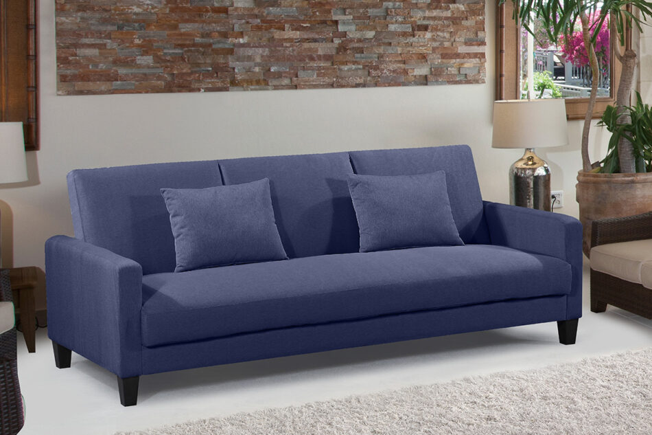 GRIFO Sofa 3 granatowy - zdjęcie 1