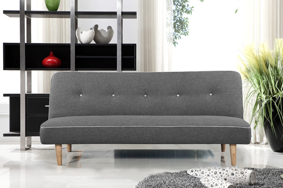 HORBI Sofa 3 ciemny szary/jasny szary - zdjęcie 1