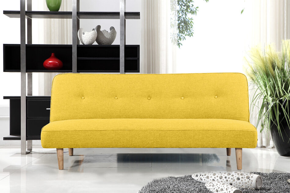 HORBI Sofa 3 żółty - zdjęcie 1
