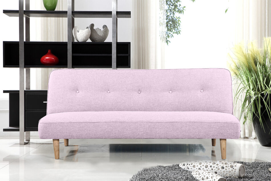 HORBI Sofa 3 różowy - zdjęcie 1