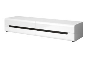 HEKTOR, https://dev1-mda.konsimo.pl/kolekcja/hektor/ Szafka RTV biały połysk - zdjęcie