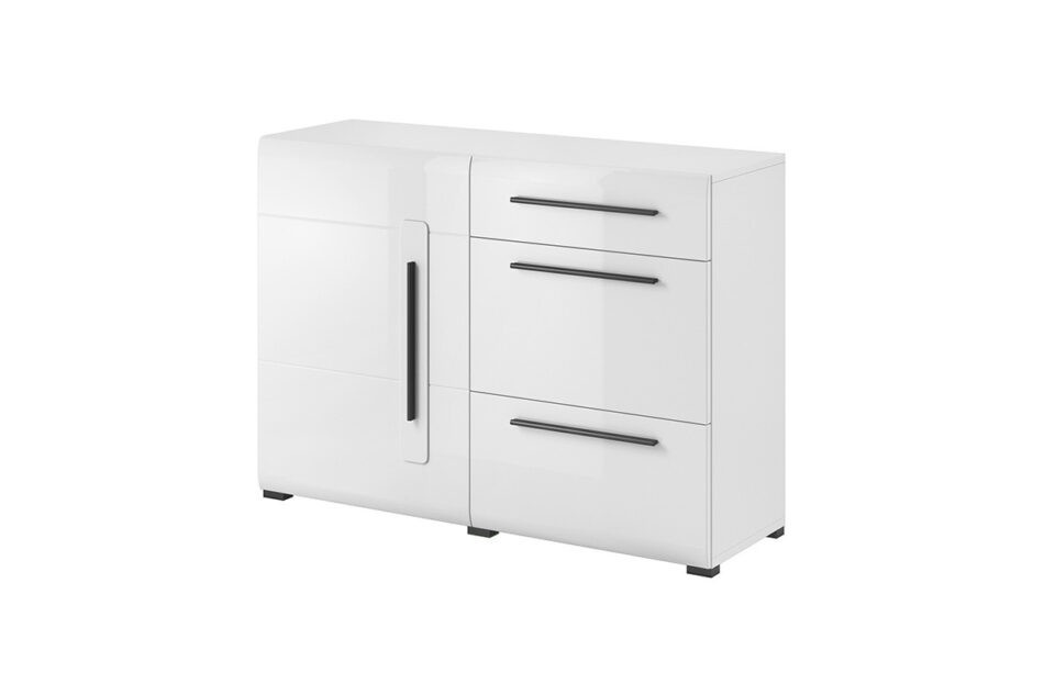 TULSA Komoda biały połysk - zdjęcie 0