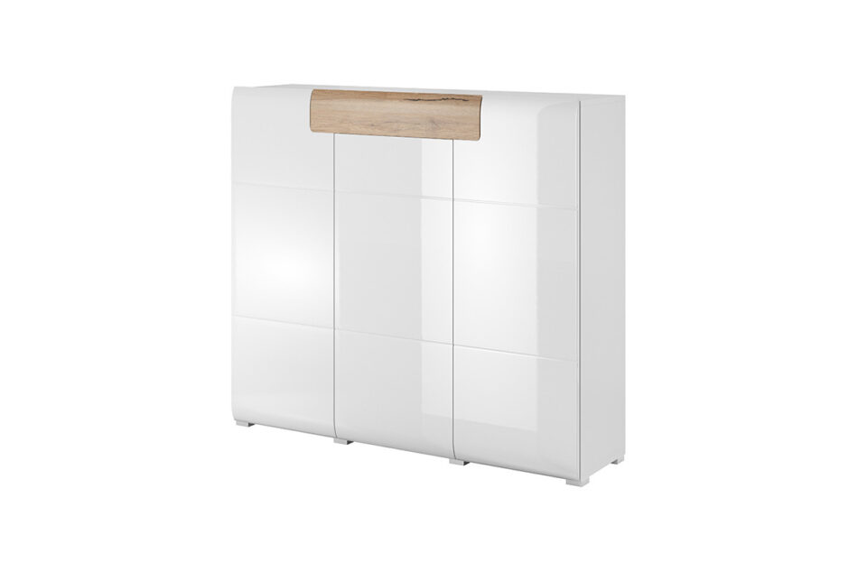 TOLEDO Komoda biały/jasny dąb - zdjęcie 0