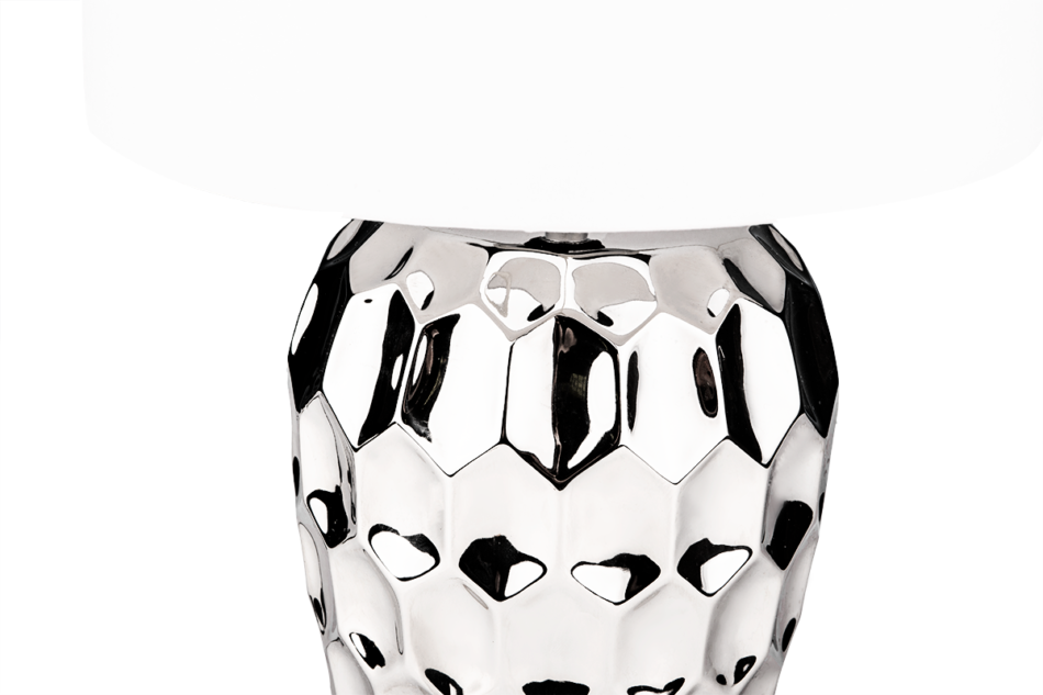 EFO Lampa stołowa srebrny/biały - zdjęcie 1