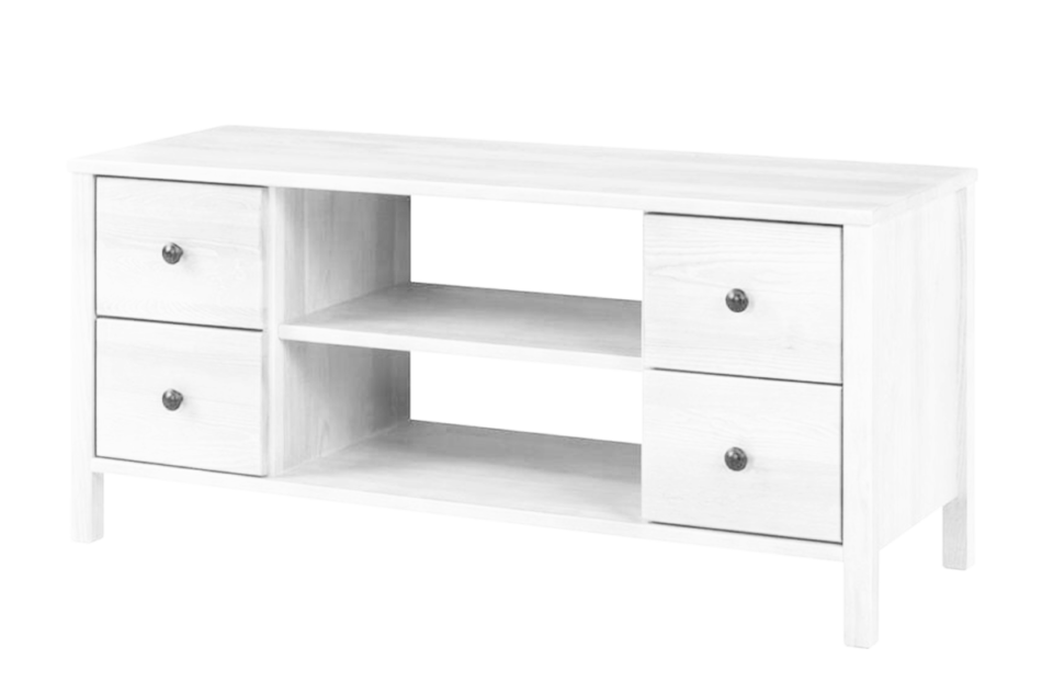 CUCULI Szafka RTV biały - zdjęcie 0