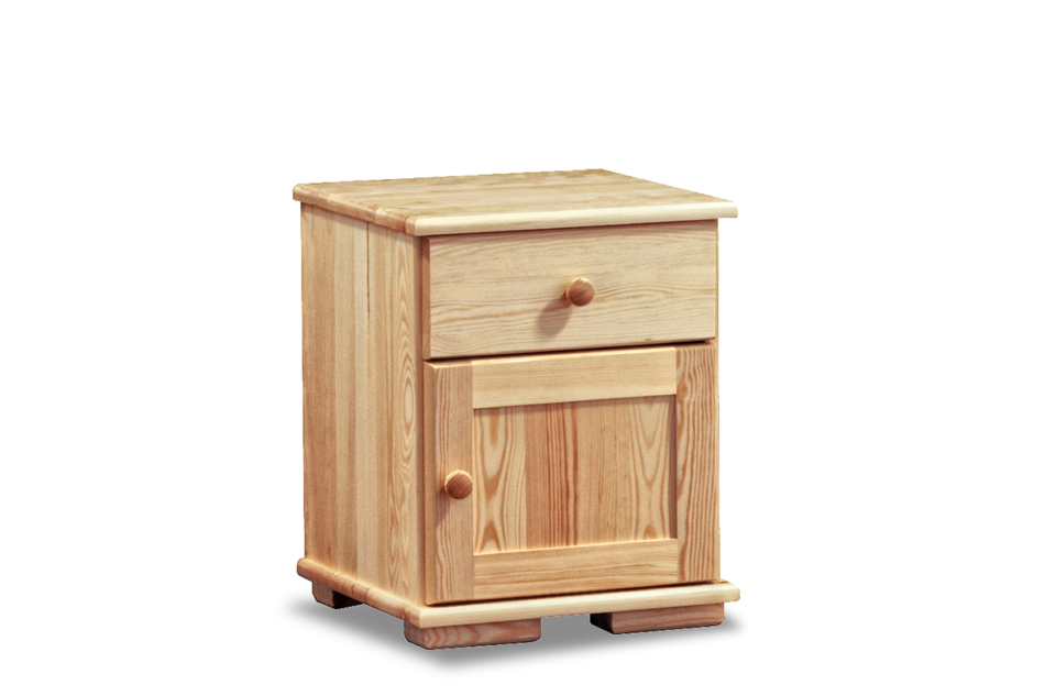 LISSO Stolik nocny sosna naturalna - zdjęcie 0