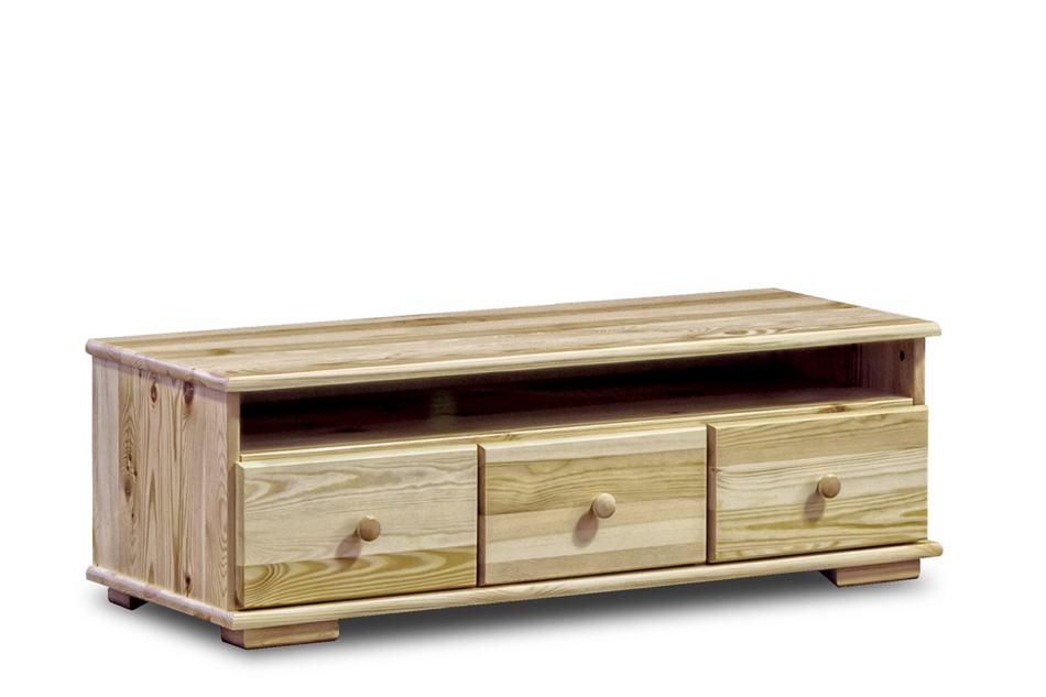 LISSO Szafka RTV sosna naturalna - zdjęcie 0