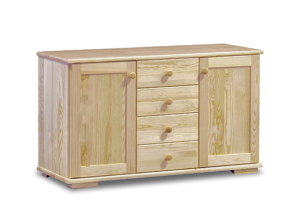 LISSO, https://dev1-mda.konsimo.pl/kolekcja/lisso/ Komoda sosna naturalna - zdjęcie