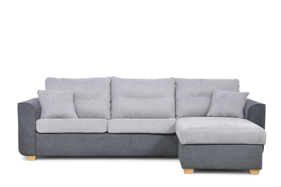 URKE Narożnik lewy/prawy jasny szary/ciemny szary - zdjęcie 0