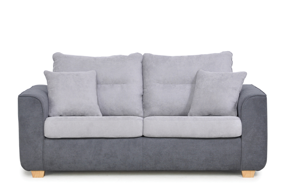 URKE Sofa 3 jasny szary/ciemny szary - zdjęcie 0