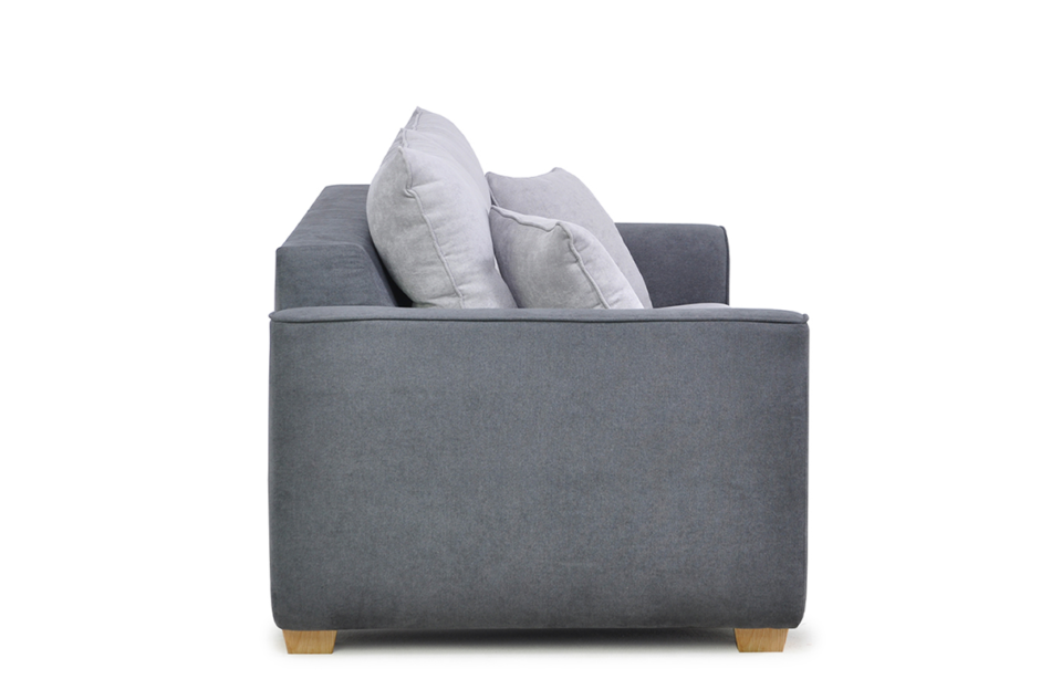 URKE Sofa 3 jasny szary/ciemny szary - zdjęcie 2