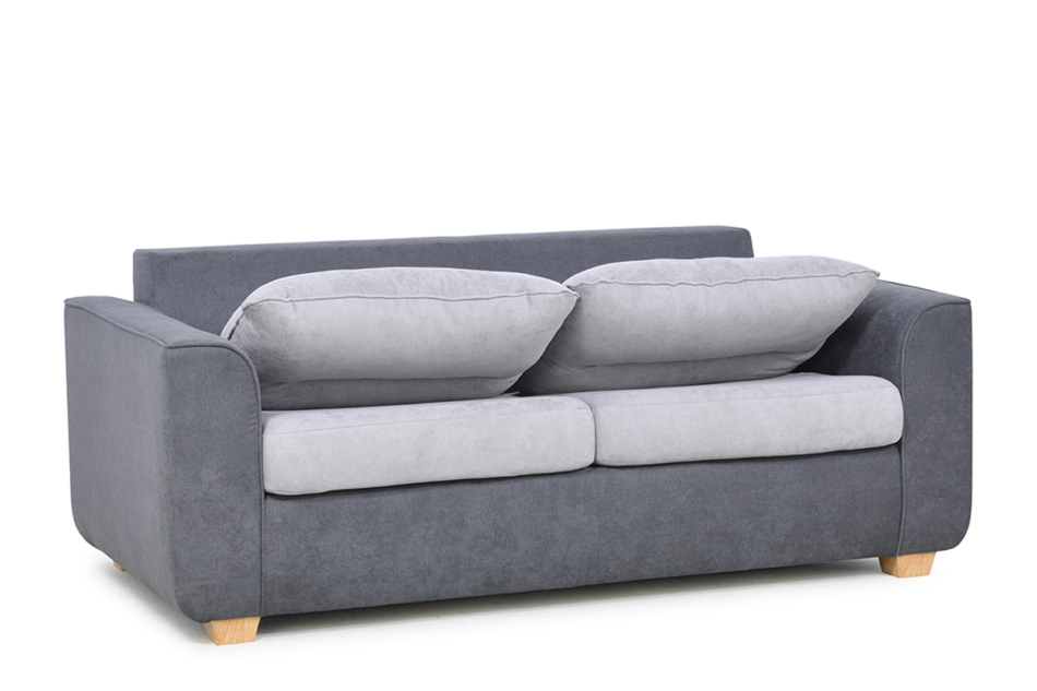 URKE Sofa 3 jasny szary/ciemny szary - zdjęcie 3