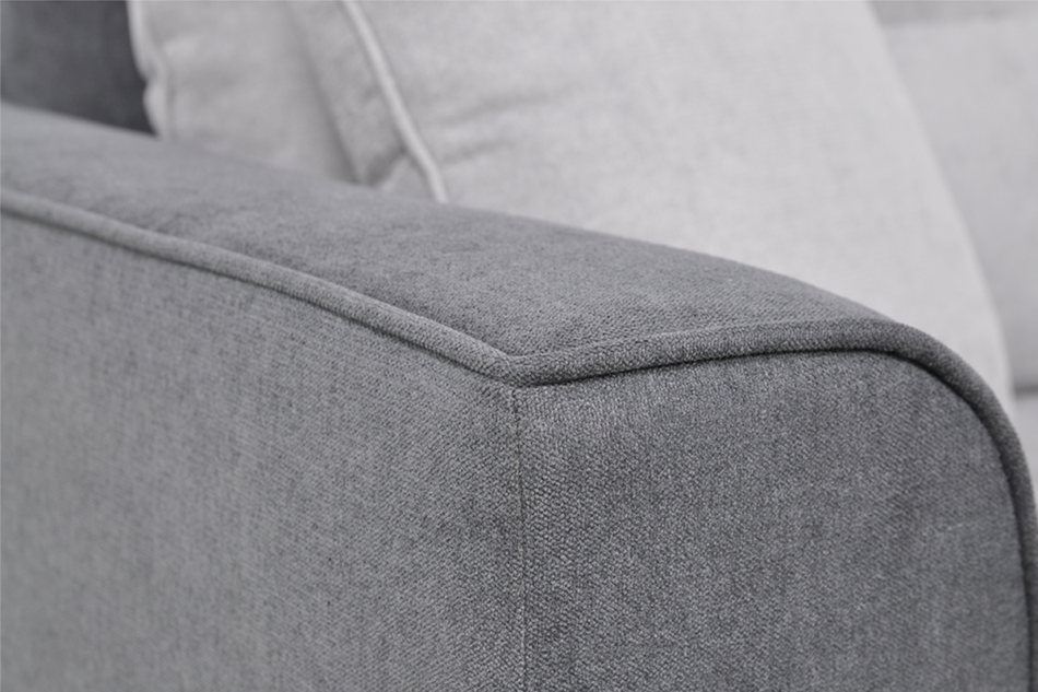 URKE Sofa 3 jasny szary/ciemny szary - zdjęcie 7