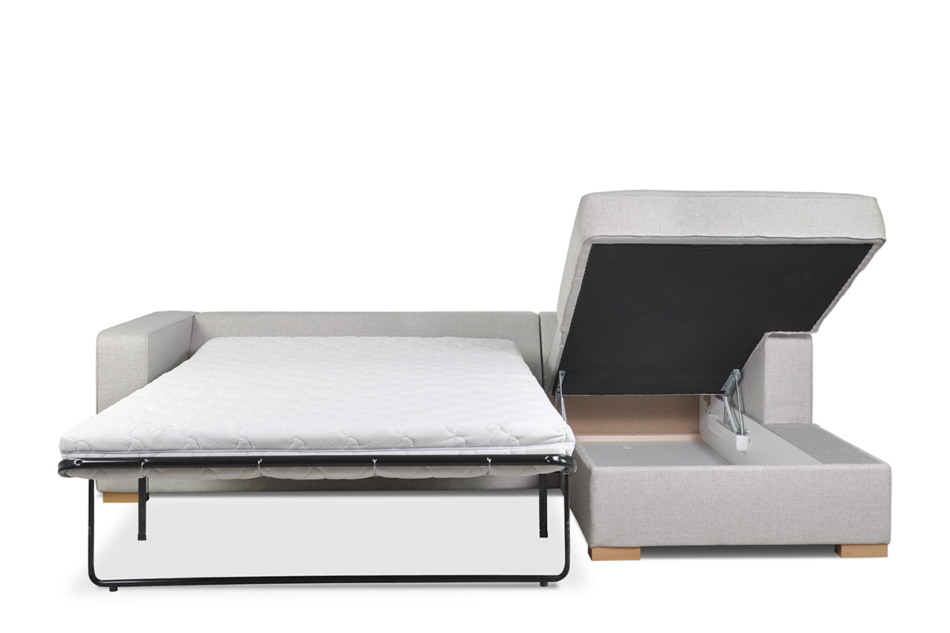 RIGERO Narożnik prawy beżowy - zdjęcie 5