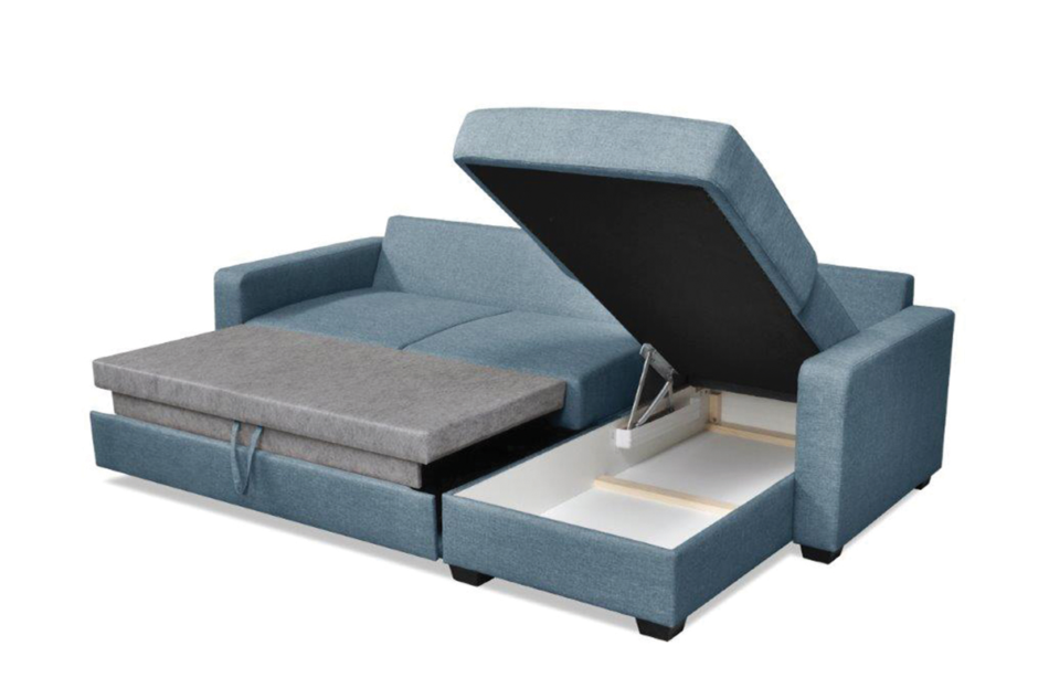 JUGO Narożnik lewy/prawy niebieski - zdjęcie 1