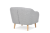 HAMPI Fotel jasny szary - zdjęcie 4