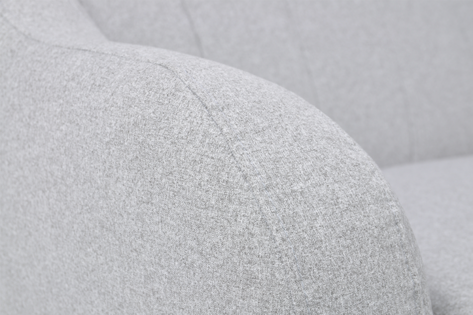 HAMPI Fotel jasny szary - zdjęcie 4