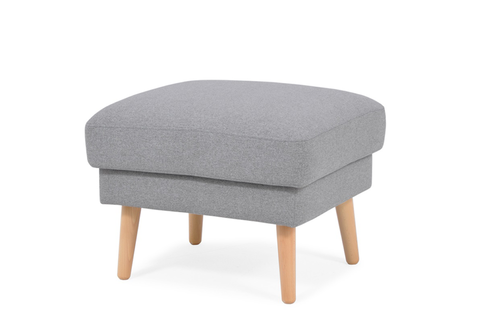 HAMPI Puf ciemny szary - zdjęcie