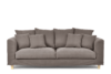BRYONI Sofa 3 brązowy - zdjęcie 1