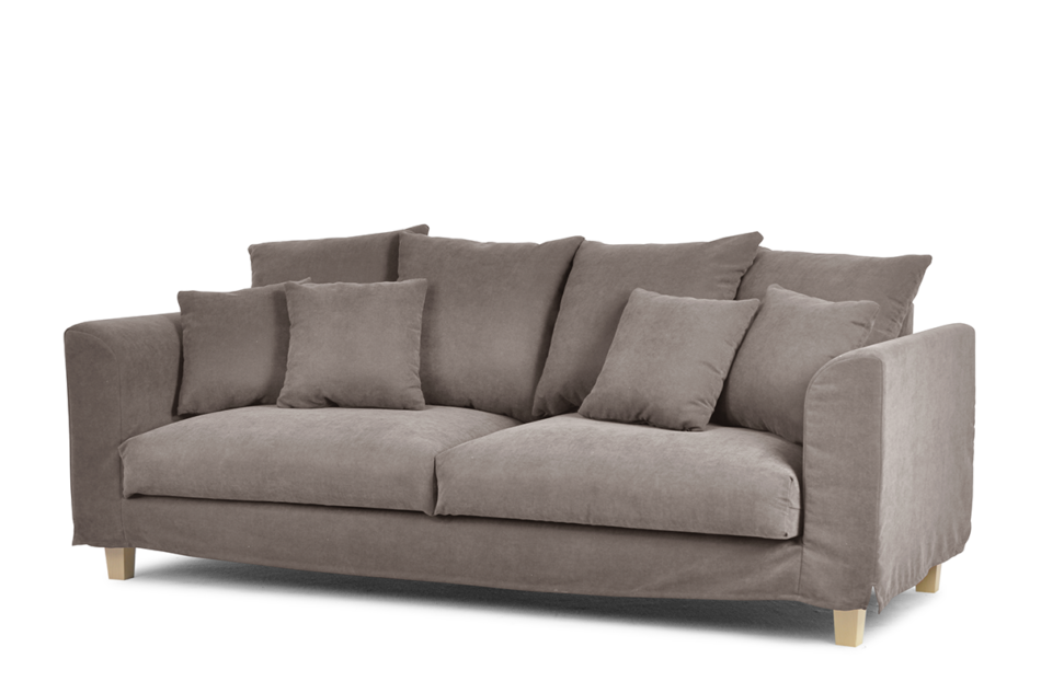 BRYONI Sofa 3 brązowy - zdjęcie 1