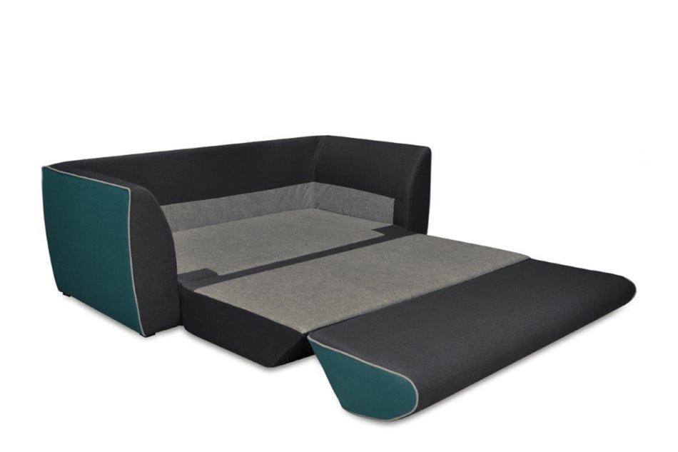 GALO Sofa 2 ciemny szary/jasny szary/turkusowy - zdjęcie 2