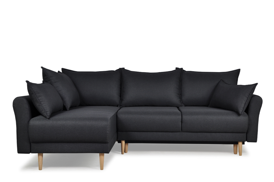 QUERKUS Narożnik lewy antracytowy - zdjęcie 0