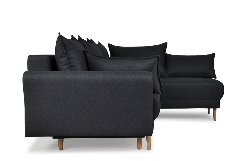 QUERKUS Narożnik prawy antracytowy - zdjęcie 2