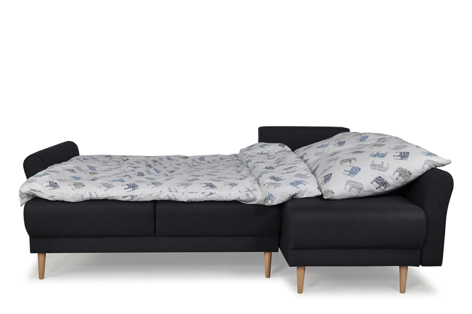 QUERKUS Narożnik prawy antracytowy - zdjęcie 6