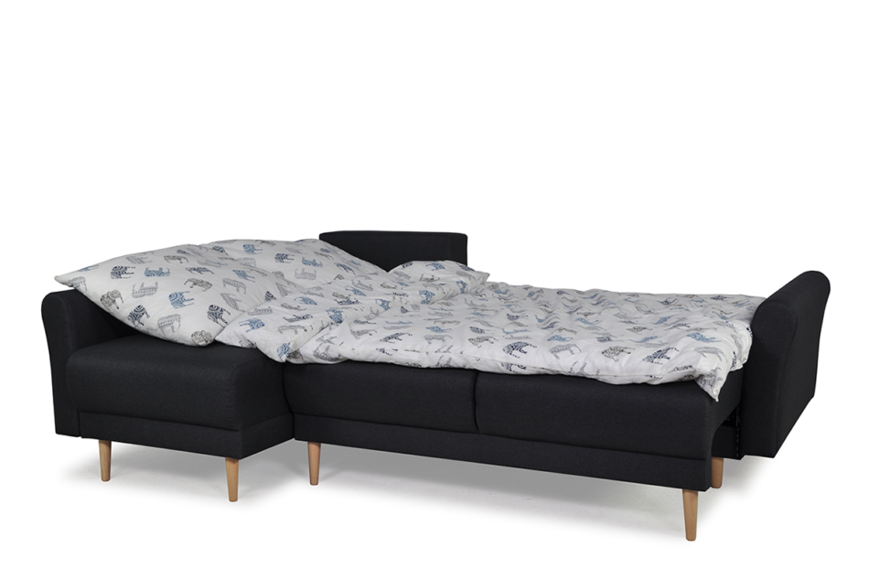 QUERKUS Narożnik lewy antracytowy - zdjęcie 7