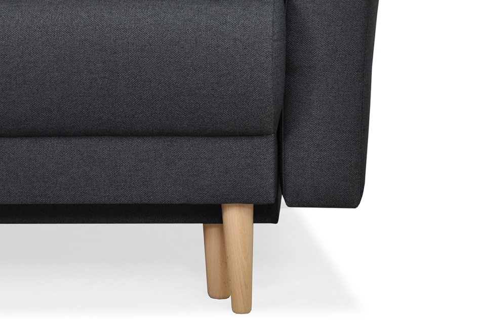 QUERKUS Narożnik lewy antracytowy - zdjęcie 10