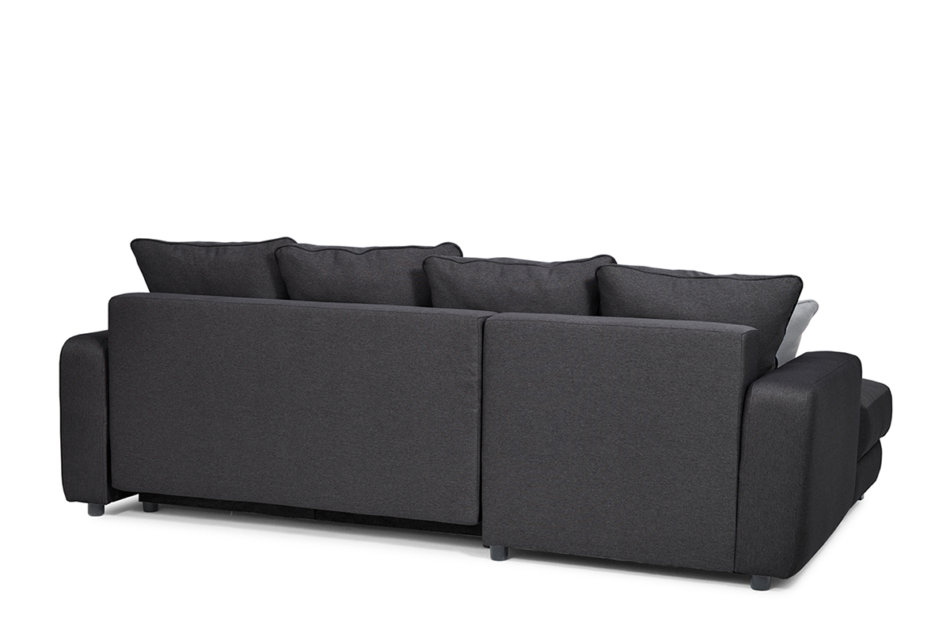 TUBERO Narożnik lewy czarny/szary - zdjęcie 4