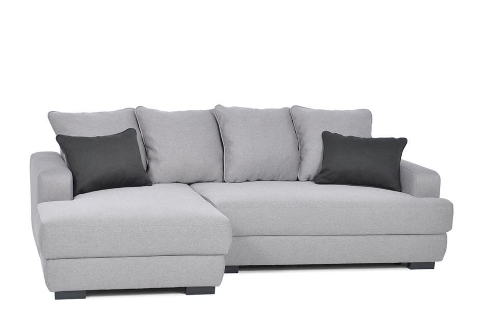 TUBERO Narożnik lewy szary/czarny - zdjęcie 2