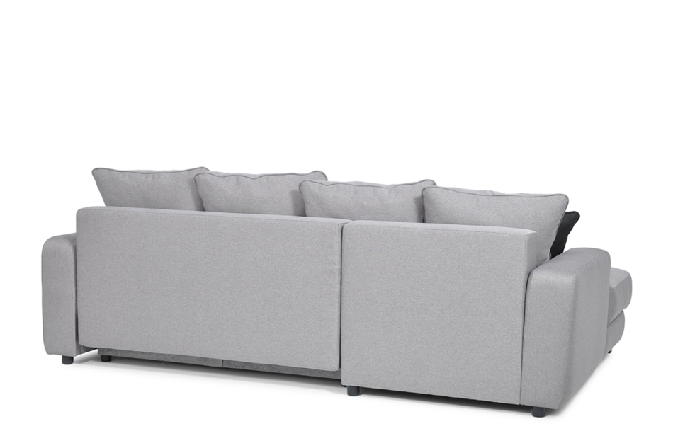 TUBERO Narożnik lewy szary/czarny - zdjęcie 4