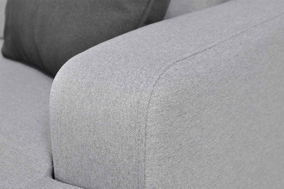 TUBERO Narożnik lewy szary/czarny - zdjęcie 7