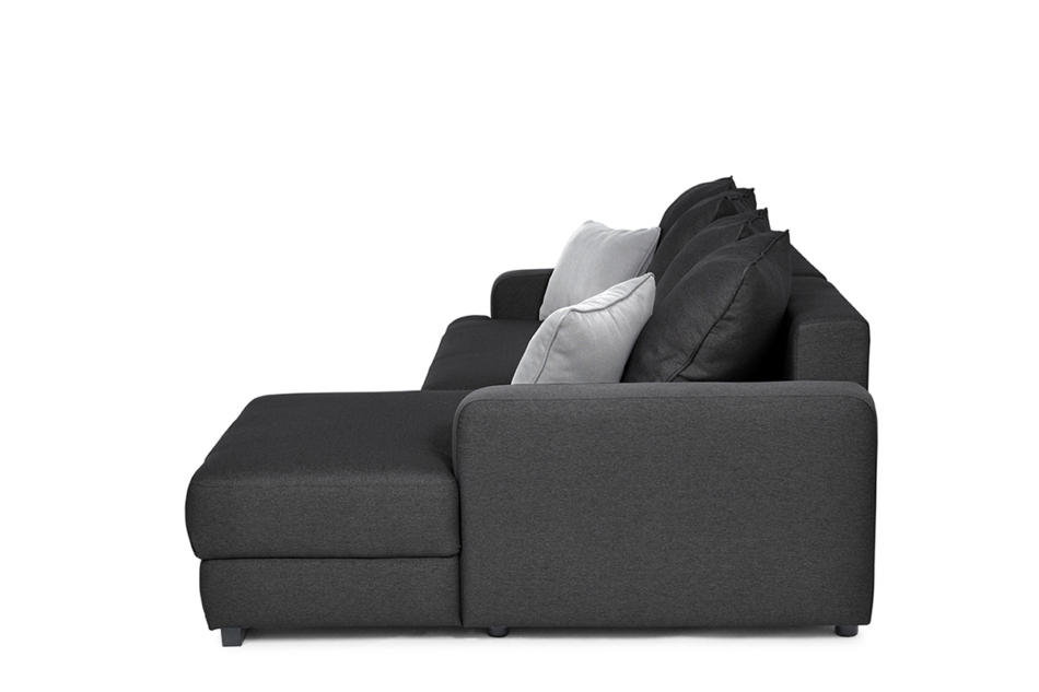 TUBERO Narożnik prawy czarny/szary - zdjęcie 4