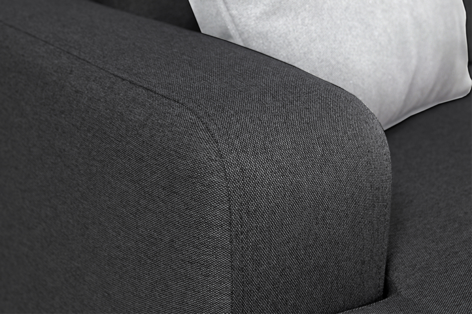 TUBERO Narożnik prawy czarny/szary - zdjęcie 7