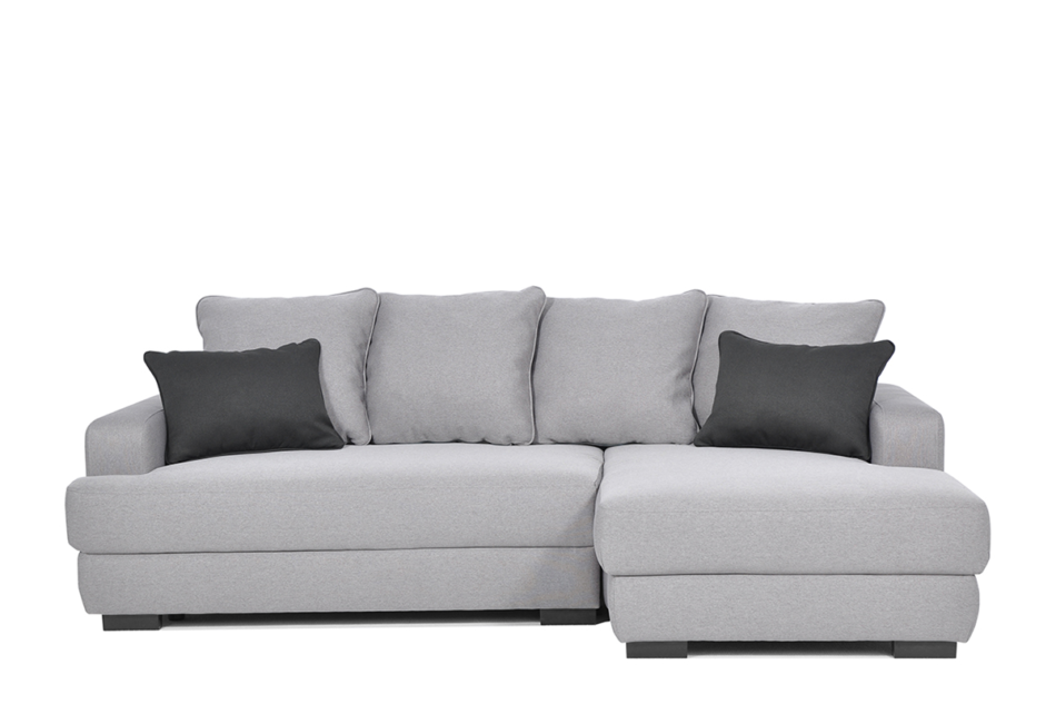 TUBERO Narożnik prawy szary/czarny - zdjęcie 0