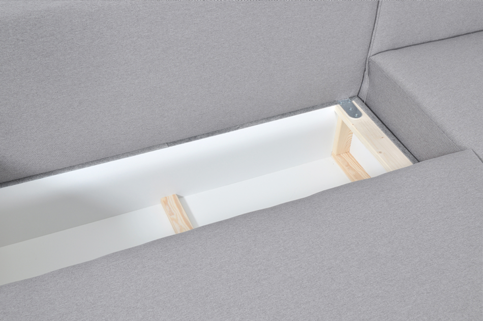 TUBERO Narożnik prawy szary/czarny - zdjęcie 9