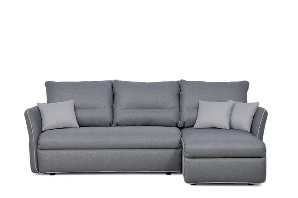 JUSTI Narożnik lewy/prawy ciemny szary/jasny szary - zdjęcie 0