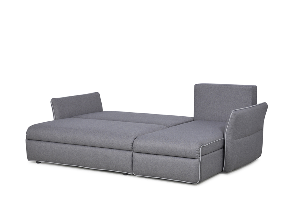 JUSTI Narożnik lewy/prawy ciemny szary/jasny szary - zdjęcie 5