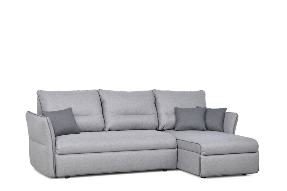 JUSTI Narożnik lewy/prawy jasny szary/ciemny szary - zdjęcie 1