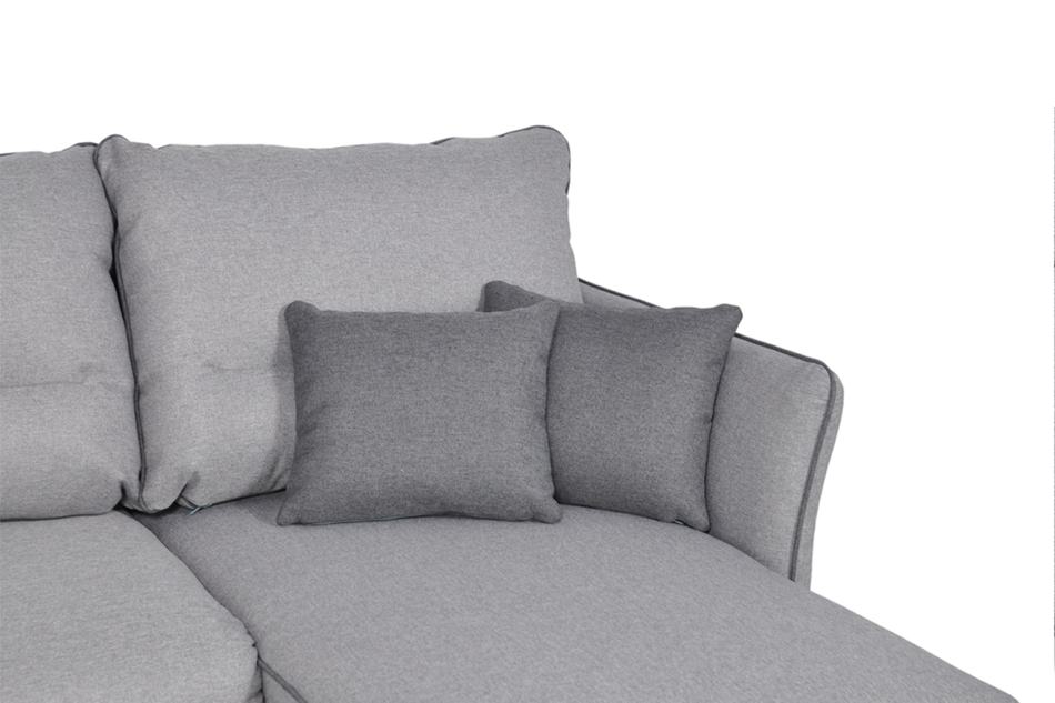 JUSTI Narożnik lewy/prawy jasny szary/ciemny szary - zdjęcie 6