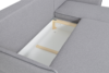 JUSTI Narożnik lewy/prawy jasny szary/ciemny szary - zdjęcie 9
