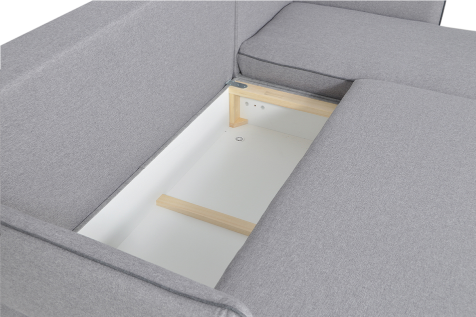 JUSTI Narożnik lewy/prawy jasny szary/ciemny szary - zdjęcie 8